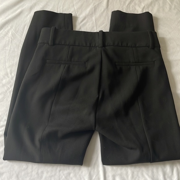 J Crew Black Ponte Work Pants Sz 2P - Picture 3 of 4